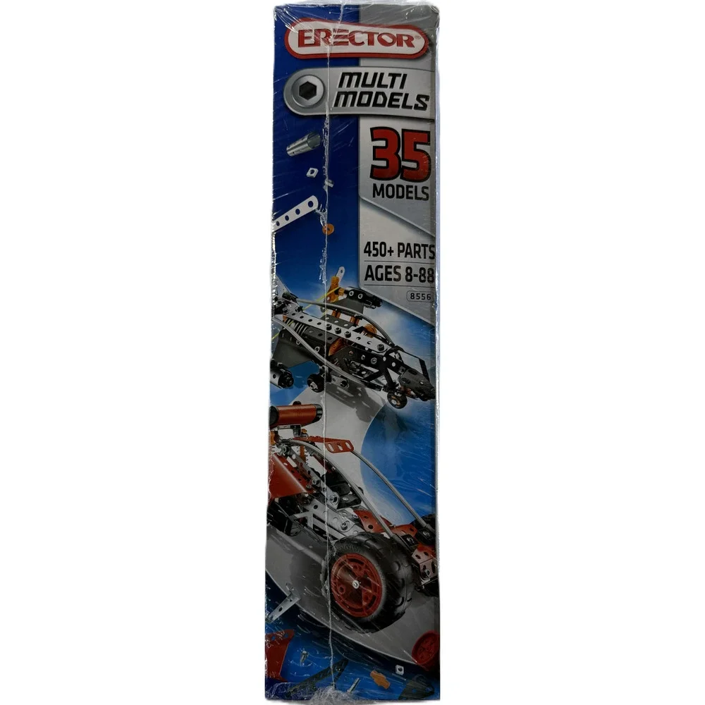 Erector Multimodels 85556 Deluxe Set 450+ Parts Motorized 35 Models Sealed